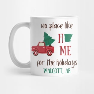 Walcott, Arkansas Home for the Holidays Christmas Mug